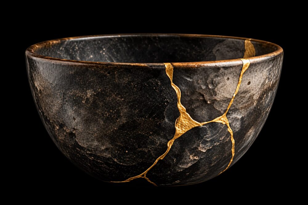 vaso kintsugi